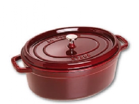 Staub Cocotte, Single pan, Rød, Støpejern, 5,4 l, 1 stykker, 31 cm