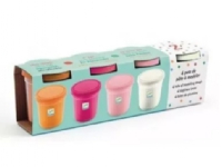 Alternativ bild 0 för Djeco - 4 Tubs Of Play Dough - Sweet
