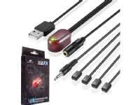Spacetronik IR Extender AV-signaloverføringssystem, SP-IR04 kabinett fjernkontrollrelé