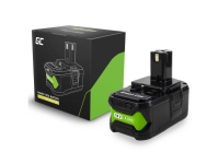 Green Cell Green Cell batteri for Ryobi ONE+ elverktøy 18V 4Ah erstatningsbatteri RB18L40