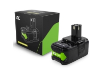 Green Cell batteri for Ryobi ONE+ elverktøy 18V 5Ah erstatningsbatteri RB18L50