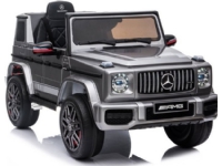 Mercedes batteridrevet bil Mercedes G63 AMG Sølvlakkert BBH-002