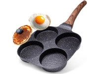 Vilde Stekepanne GRANITTSTEKEPANNE FOR EGG, BURGERMØNSTER, SVART&TRE 199009