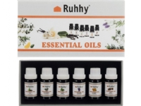 Ruhhy aroma diffuser Eterisk olje - 6 stk. 10 ml Ruhhy 21939