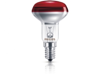 Philips Incandescent reflector lamp Glødereflektorpære 8711500328069, 40 W, E14, 1000 timer, Rød, Reflektor, 1 år
