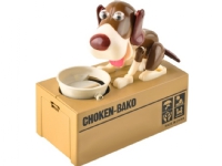 Kruzzel Batteridrevet sparegris - brun hund 22470