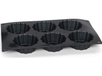 Patisse miniatyr lanterne form 29 x 17 cm svart silikon 6 rom