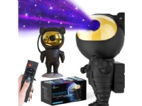 Starry Sky Projector Galaxy Projector Black | Night lamp, projector | for children, in the shape of an astronaut