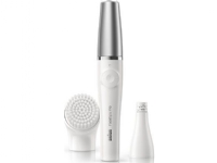 Epilator Braun Epilator Braun FaceSpa Pro 910, til stubb, med sølvdyse, hvit-sølv
