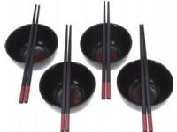 Utmerket Husholdningsartikler for sushi - spisepinner og boller, 4 stk.