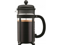 bodum PRESS JAVA Kaffemaskine Transparent, Sort Kapacitet kopper=8