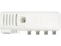 Televes RTV-antenne Hjemmeforsterker med F-kontakter - 3 utganger (2+TV): VHF/UHF - Auto LTE