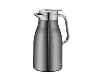 Alfi Skyline, Karaffel, 1 l, Grå, Sølv, Plast, Silikon, Rustfritt stål, Termoplastisk elastomer (TPE), Rund, Plast
