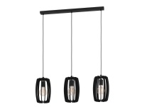 EGLO BAJAZZARA LANGT BORD 3L E27 SVART