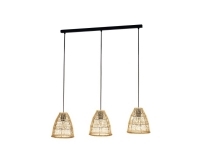 EGLO AYESGARTH long table pendant natural
