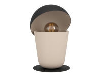 EGLO 900396, Sort, Sand, Stål, Soverom, Spise rom, Stue, Sort, IP20, II