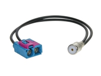 ACV 1521-22, Adapter, Sort, Blå, Metall, Plast, ISO(f)>Fakra Z(f)(double), 1 stykker, 500 mm