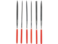 Yato YT-6160, Fil-sett, Flate mapper, Halvrund fil, Rund fil, Firkantet fil, Trekant-fil, Metall, Kull stål, Polyvinylklorid (PVC), Rød