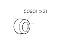 Thule plastkappe (2 stk)