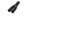 Y-stykke 1x50.8 - 2x41.5mm