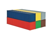 Kibri 10922 H0 40 container 6 stk Hobby - Modelltog - Diverse