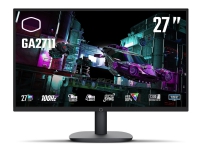 Cooler Master GA2711 - LED-skjerm - gaming - 27 - 2560 x 1440 QHD @ 100 Hz - IPS - 250 cd/m² - 1300:1 - HDR10 - 1 ms - 2xHDMI, DisplayPort - høyttalere