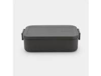 Brabantia Make & Take, Lunsjbeholder, Voksen, Grå, Plast, Monokromatisk, Rektangulær