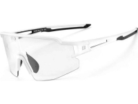 Rockbros Photochromic sykkelbriller med UV 400 UVA- og UVB-filtre, hvite
