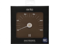 Rento Sauna Thermometer Brown/Black