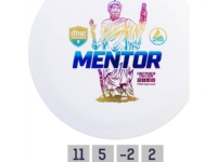 Discgolf DISCMANIA Distance Driver MENTOR Aktiv Hvid 11/5/-2/2