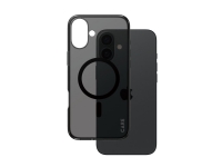 CARE by PanzerGlass Urban Combat - Baksidedeksel for mobiltelefon - MagSafe-samsvar - termoplast-polyuretan (TPU), polykarbonat (PC), oleofobisk belegg - røykfylt svart - for Apple iPhone 16 Plus