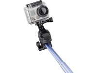 Mantona Handstativ Selfie stick 8 cm 1/4 tomme Blå inkl. håndrem Foto og video - Foto- og videotilbehør - Selfie stang