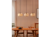 EGLO AMSFIELD 1 long table pendant natural