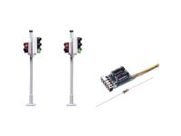 Viessmann Modelltechnik 5095 H0 Sæt med 2 stk. Trafiklys inkl. fodgængertrafiklys Færdigkomponent