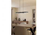 EGLO Barbano-Z Smart Lang Pendellampe– Grå - RGB + Justerbart Hvitt - Zigbee&Bluetooth