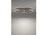 EGLO AMANDOLO ceiling lamp with remote control 2700-6500K black