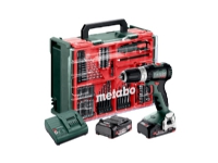 Metabo SB 18 L BL Set, Boremaskin med pistolgrep, Nøkkelløs, Børsteløs, 1,3 cm, 1700 RPM, 4 cm