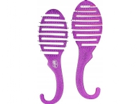 Wet Brush Wet Shower Detangler Purple Shiny børste for å gre håret i dusjen