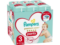 Bleier - truser Pampers Premium Care Pants 3 Str, 140 stk.