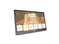 AOC T2 16T3EA, 39,6 cm (15.6), 1920 x 1080 pixlar, Full HD, 4 ms, Svart