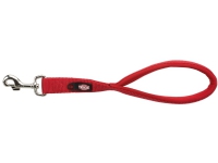 Premium short leash M-XL: 37 cm/25 mm red