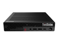 Produktfoto för Lenovo ThinkStation P3 30H0 - Liten 1 x Core i7 i7-14700 / upp till 5.4 GHz - vPro Enterprise - RAM 16 GB - SSD 512 GB - TCG Opal Encryption, NVMe, Performance - UHD Graphics 770 - Gigabit Ethernet, IEEE 802.11ax (Wi-Fi 6E) - Win 11 Pro - skärm: ingen - tangentbord: nordiskt (danska/finska/norska/svenska) - svart - TopSeller - med 1 års Lenovo Premier Support