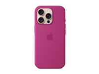 Apple silikondeksel med MagSafe for iPhone 16 Pro - fuchsia, deksel, Apple, iPhone 16 Pro, 16 cm (6.3), Fuchsia