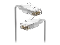 Ubiquiti UniFi - Koblingskabel - RJ-45 (hann) til RJ-45 (hann) - 1 m - 2.5 mm - CAT 6 - Etherlighting technology, 2.5 Gigabit ethernet, nano-thin, formstøpt - hvit