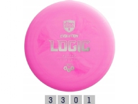 Discmania Pink Diskgolfo diskas Putter SOFT EXO LOGIC Evolution Rožinė
