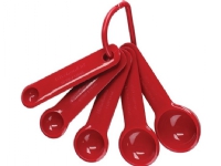 KitchenAid Målesett 5 deler Rød