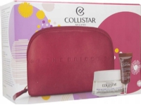 COLLISTAR_SET Collagen Cream Balm Creme for ansiktet 50ml + Attivi Puri Hyaluronic Acid Eye Contour øyegelé 5ml + kosmetikkveske Fuchsia