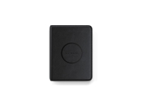 Satechi Vegan-Leather Passport Cover with Find My tracker - Black