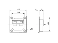 Visaton LS terminal PT 57 NG 1 st