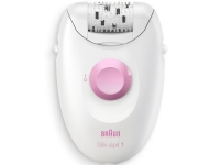 Philips Epilator Braun Silk-épil 1 1-176, hvit/rosa